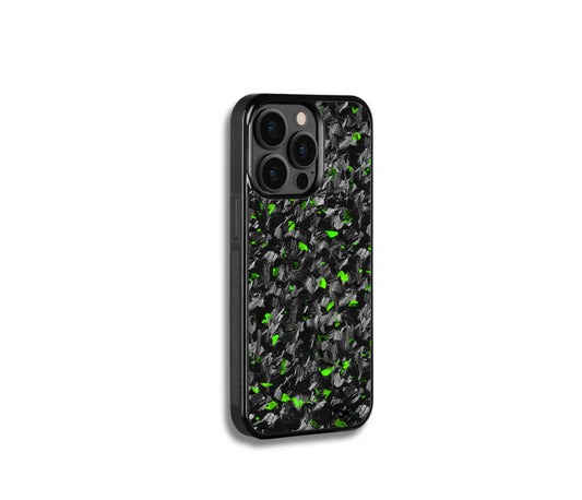 Grün Forged Carbon Handyhülle iPhone