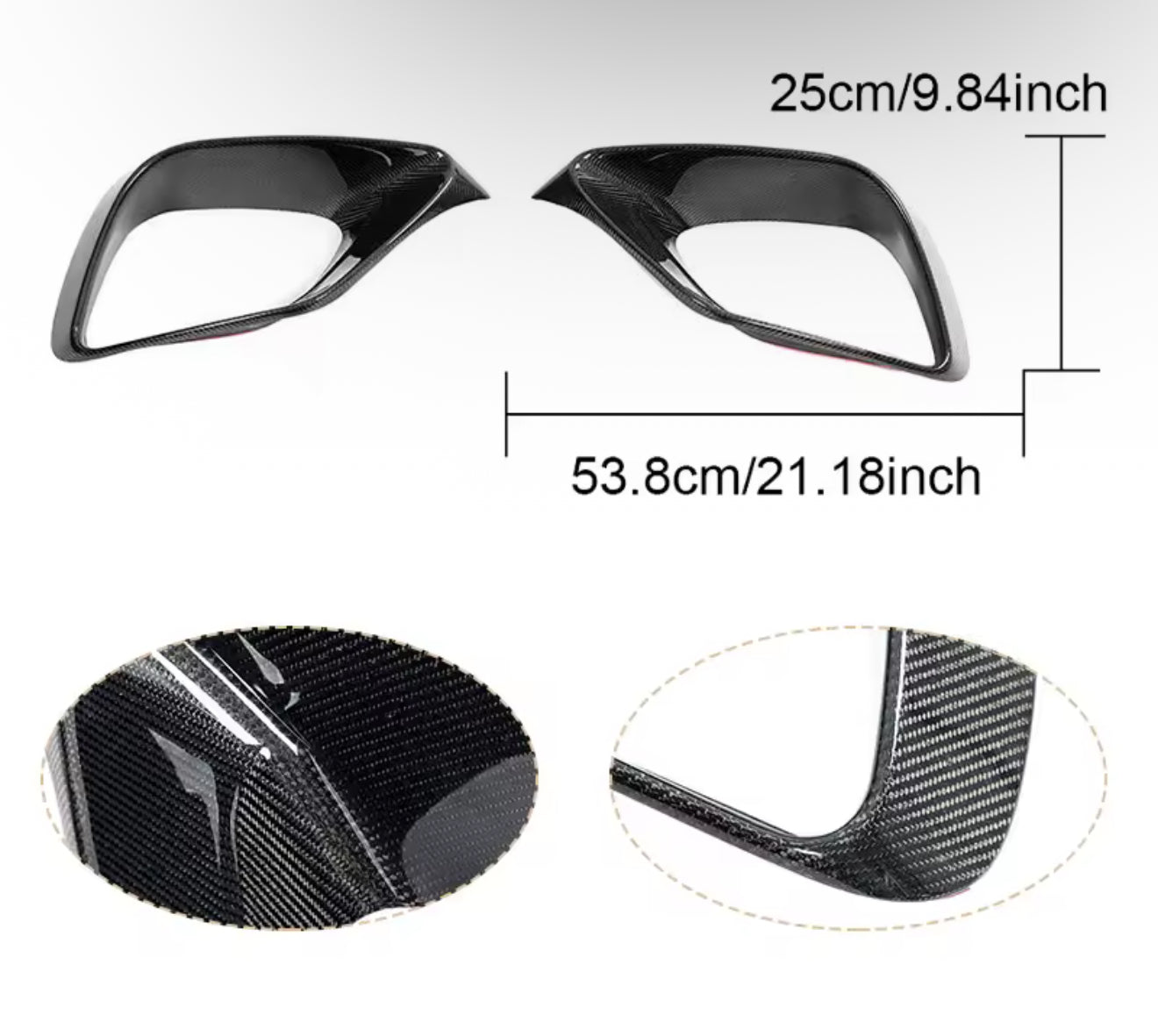 Carbon Lufteinlass für Mercedes E Klasse AMG W213