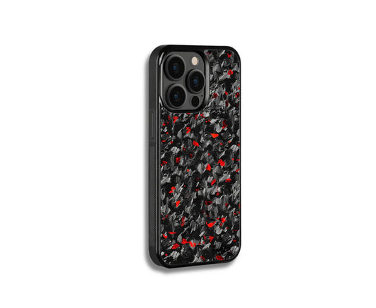 Rot Forged Carbon Handyhülle iPhone