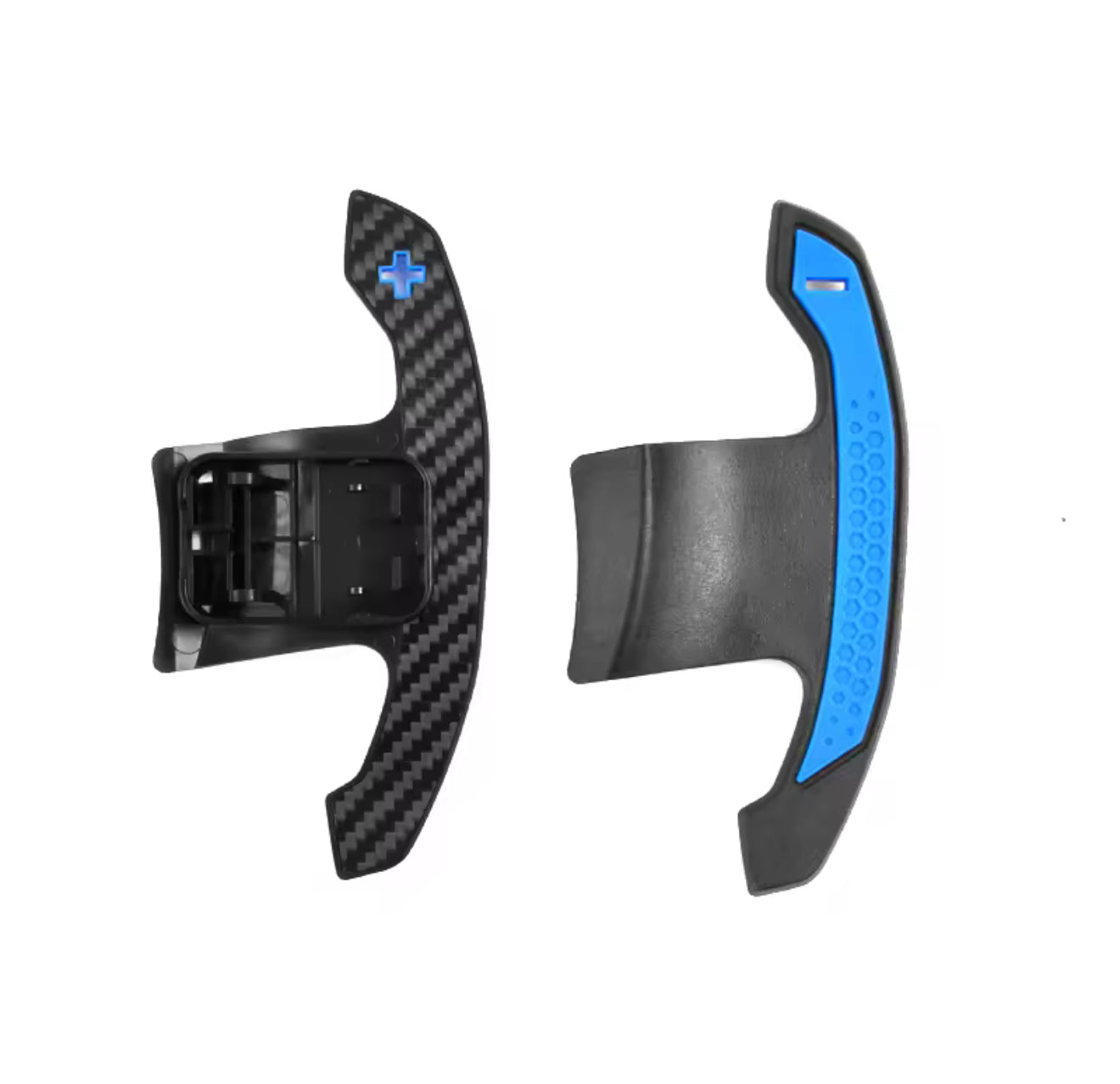 Carbon Schaltpaddles Rot/Blau für BMW