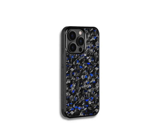 Blau Forged Carbon Handyhülle iPhone