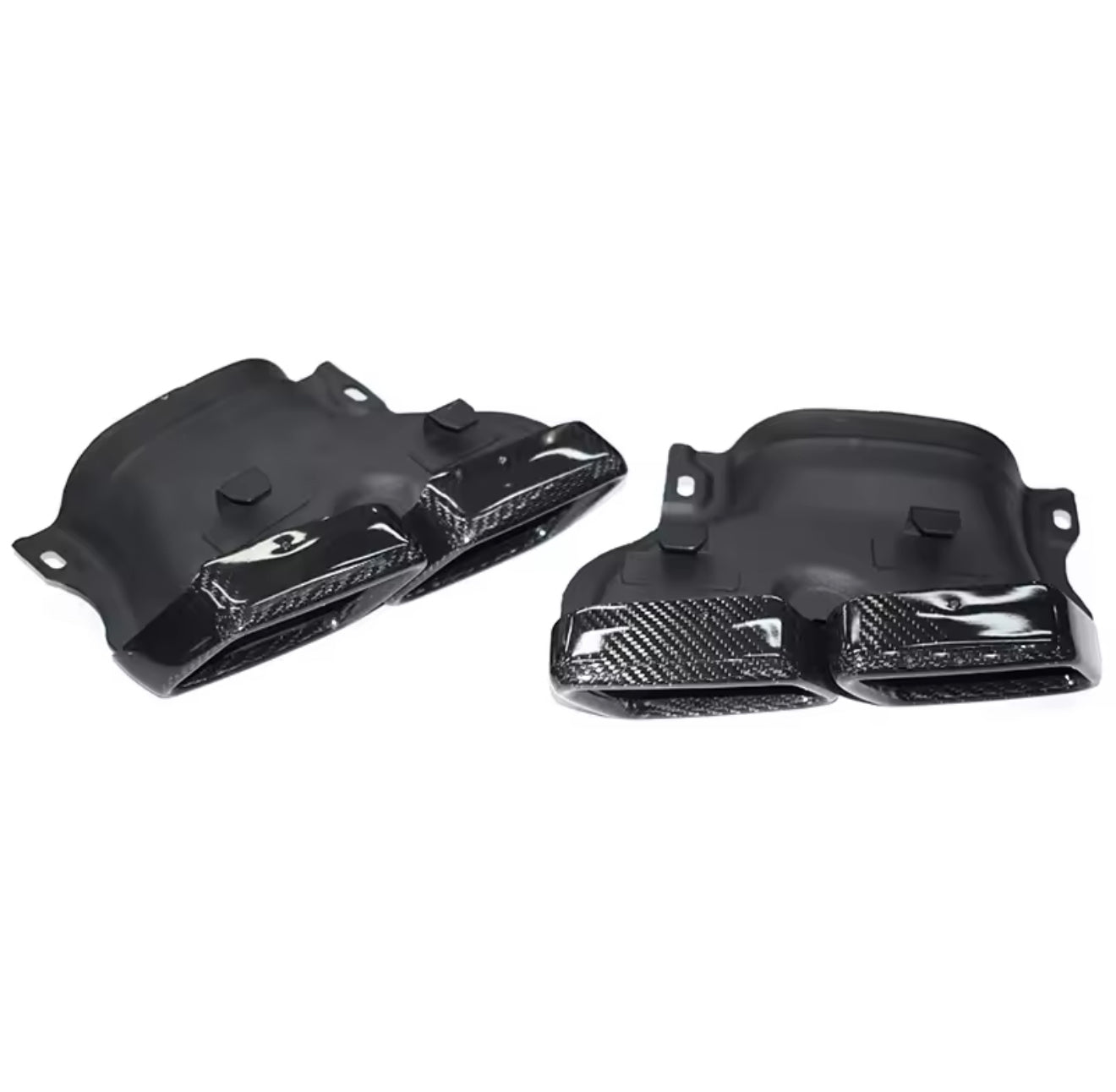 Carbon Auspuffblenden Mercedes C63 W205, S63 AMG